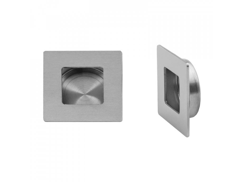 Edelstahl Muschelgriff Muldengriff Griffmulde Möbelgriff Griffmuschel Griff 40x40mm