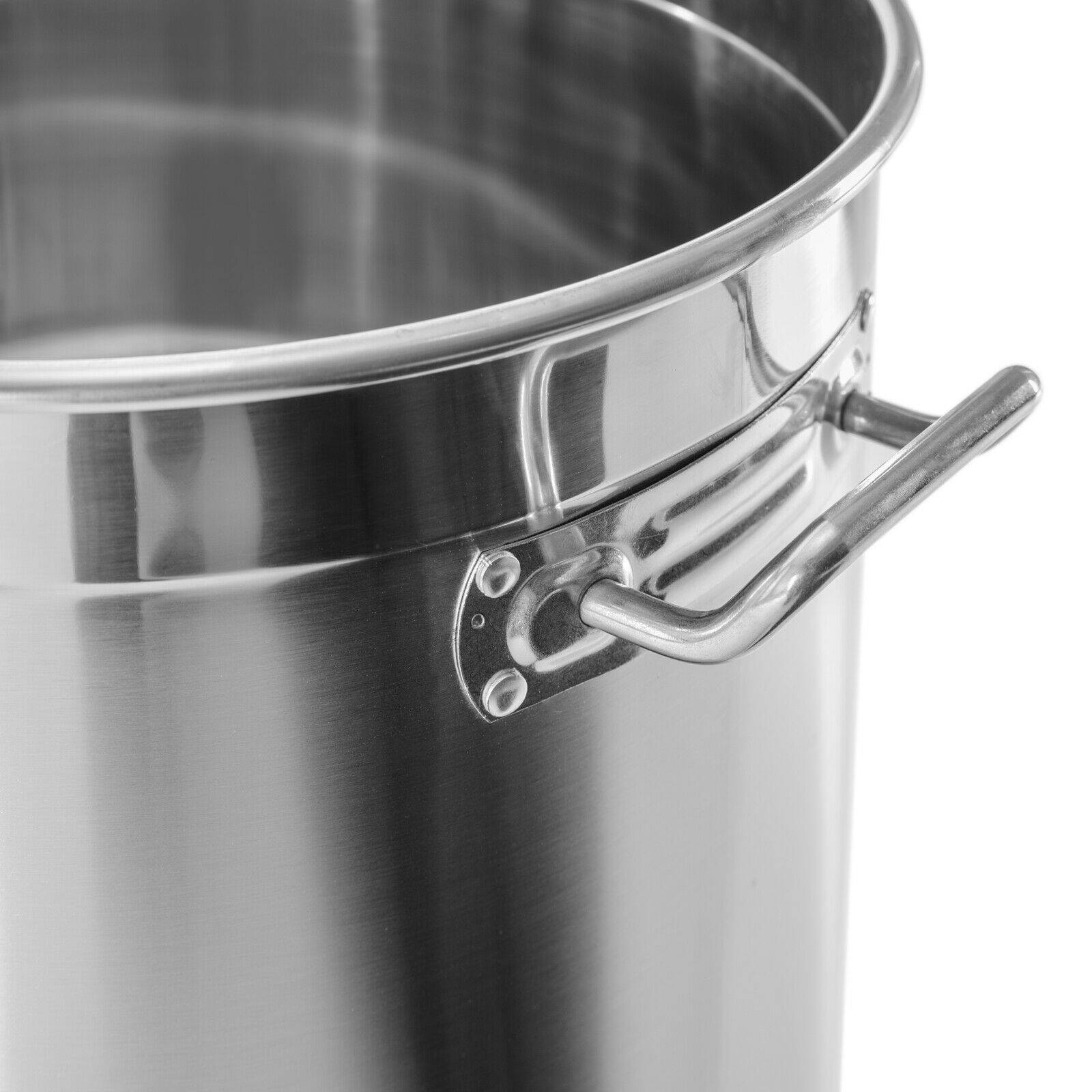 Edelstahl Profi Kochtopf Suppentopf Topf Gastro Gastronomie !! BESTPREIS !! 35x35 = 30L