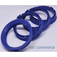 4x BRANDT Zentrierringe 66,6 x 57,1 mm blau Radnabe Felgen Ringe 4x BRANDT Zentrierringe 66,6 x 57,1 mm blau Radnabe Felgen Ringe