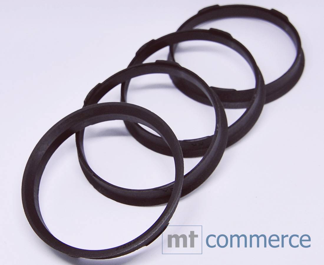 4x BRANDT Zentrierringe 67,0 x 63,4 mm Dunkelbraun Radnabe Felgen Ringe