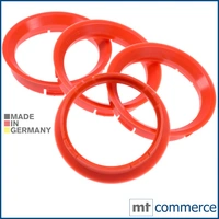 4x BRANDT Zentrierringe 64,0 x 56,6 mm blutorange Radnabe Felgen Ringe 4x BRANDT Zentrierringe 64,0 x 56,6 mm blutorange Radnabe Felgen Ringe