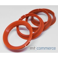 4x BRANDT Zentrierringe 64,0 x 56,6 mm blutorange Radnabe Felgen Ringe 4x BRANDT Zentrierringe 64,0 x 56,6 mm blutorange Radnabe Felgen Ringe