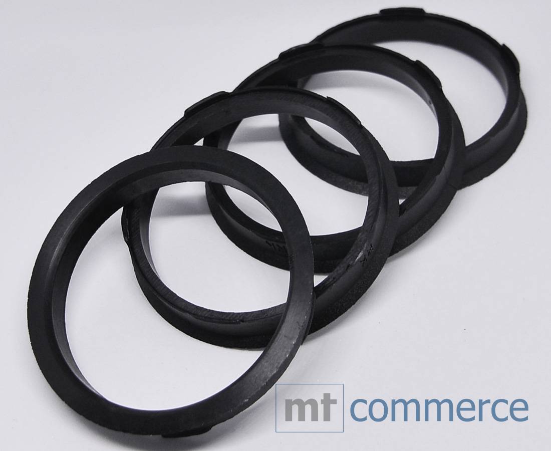 4x BRANDT Zentrierringe 67,0 x 60,1 mm schwarz Radnabe Felgen Ringe