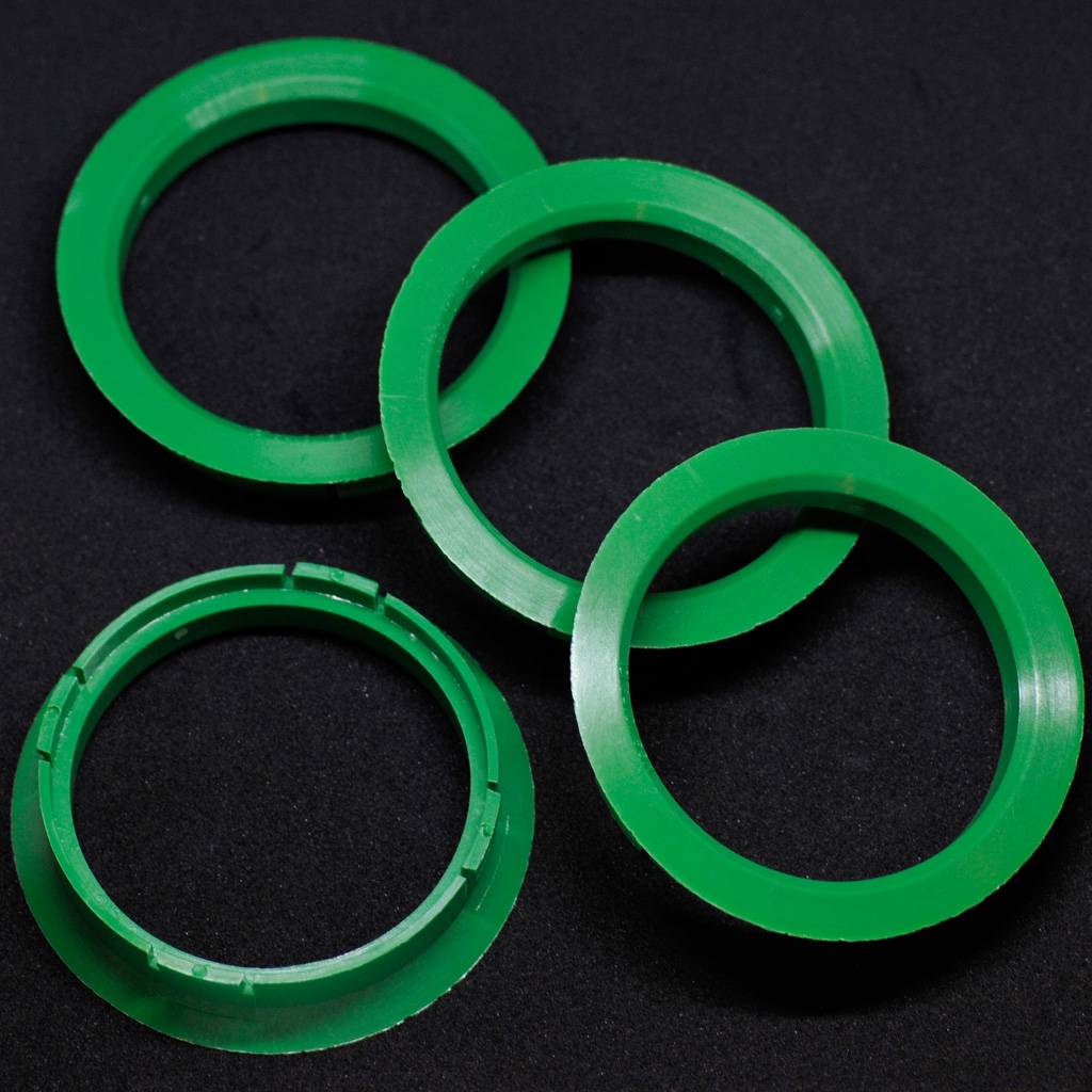 4x BRANDT Zentrierringe 64,0 x 56,1 mm grün Radnabe Felgen Ringe