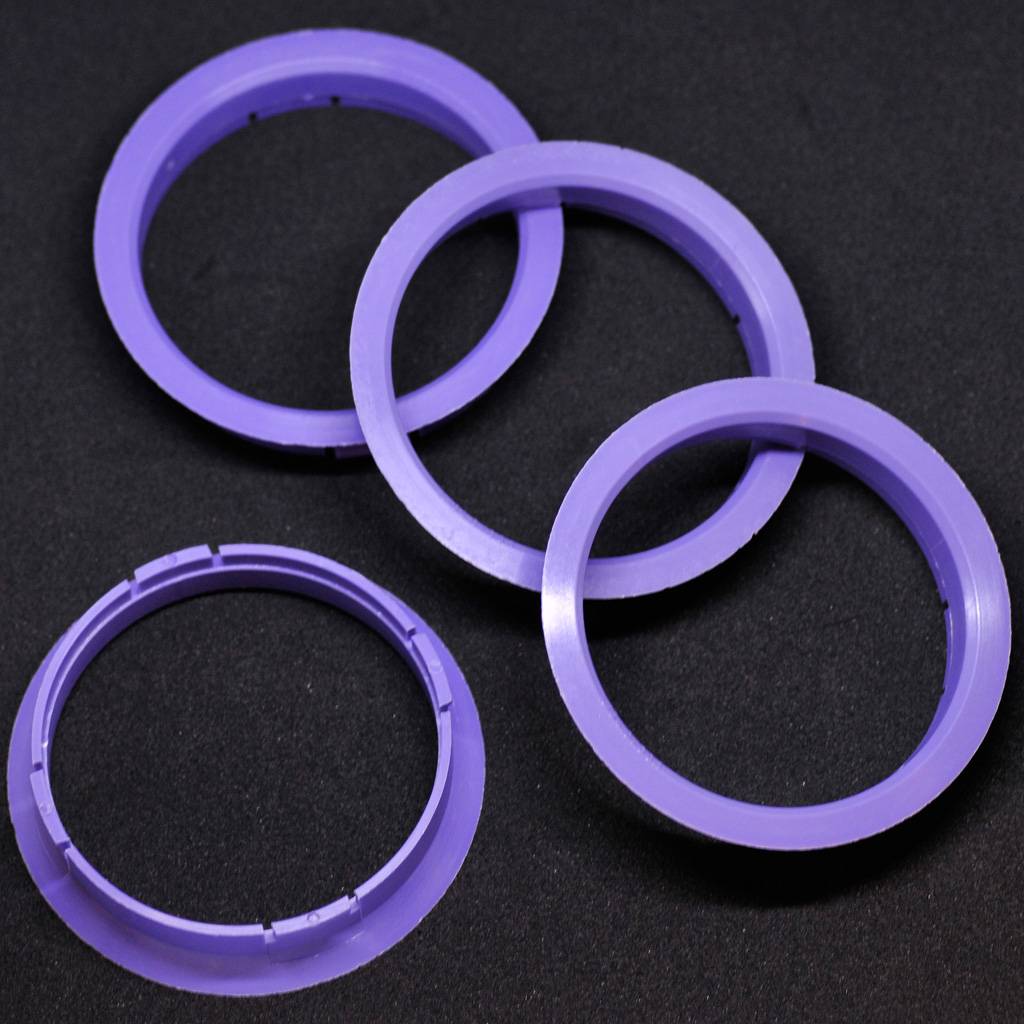 4x BRANDT Zentrierringe 64,0 x 60,1 mm lila Radnabe Felgen Ringe