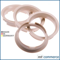 4x BRANDT Zentrierringe 63,4 x 56,6 mm beige Radnabe Felgen Ringe 4x BRANDT Zentrierringe 63,4 x 56,6 mm beige Radnabe Felgen Ringe