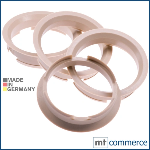 4x BRANDT Zentrierringe 63,4 x 56,6 mm beige Radnabe Felgen Ringe 4x BRANDT Zentrierringe 63,4 x 56,6 mm beige Radnabe Felgen Ringe