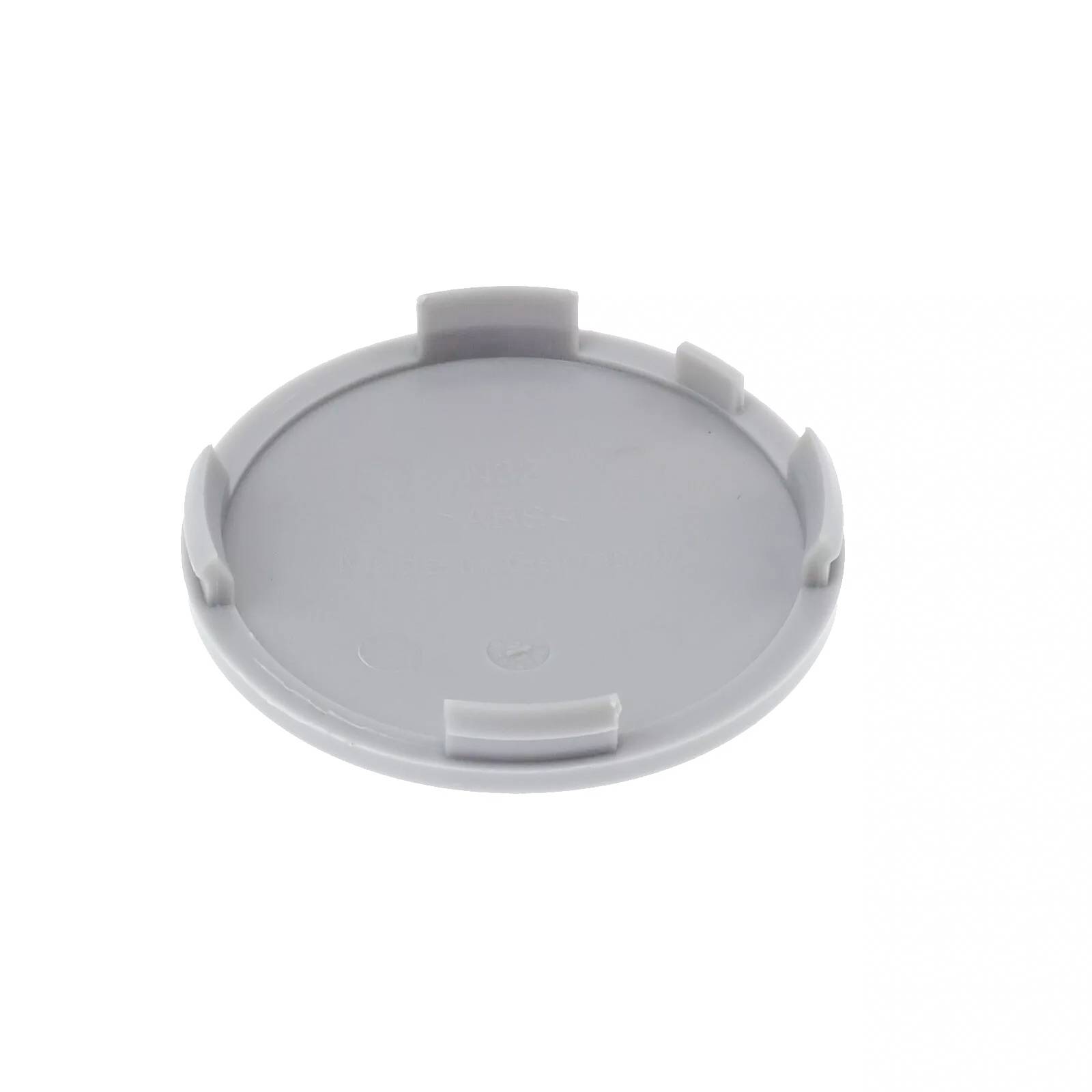 4x BRANDT Nabenkappen AD: 63,5 x H: 6,5 ID: 61 mm Felgen Deckel Kappen Grau Gewölbt kompatibel mit Alutec Rial Anzio