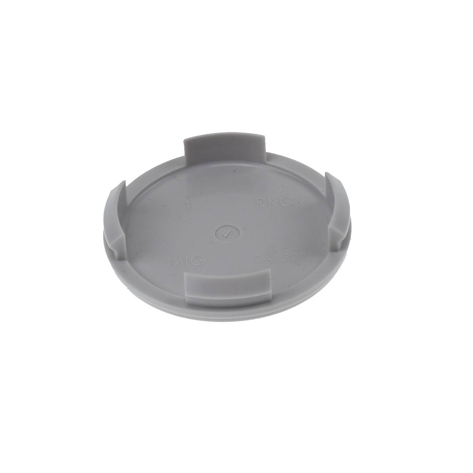 4x BRANDT Nabenkappen AD: 59 x H: 8 ID: 56 mm Felgen Deckel Kappen Grau Flach kompatibel mit AEZ Dezent Dotz Enzo