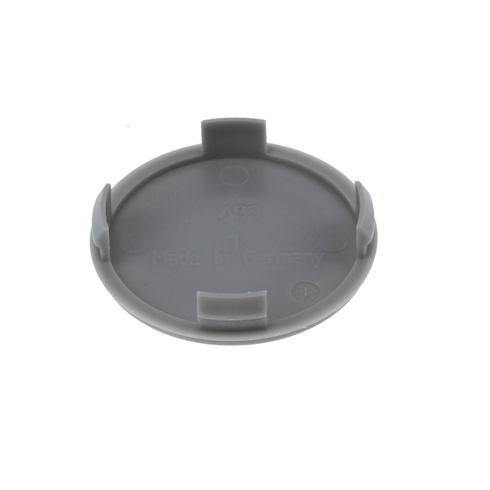 4x BRANDT Nabenkappen AD: 60 x H: 9,5 ID: 56 mm Felgen Deckel Kappen Grau Gewölbt kompatibel mit Alutec Rial Anzio