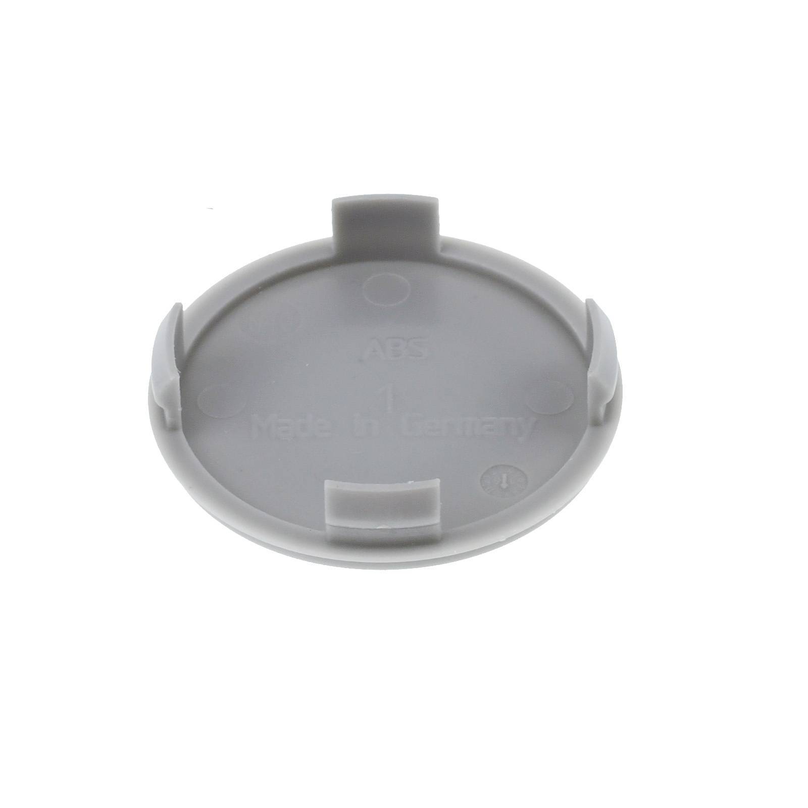 Eine weiße Kunststoffkappe mit der Aufschrift 