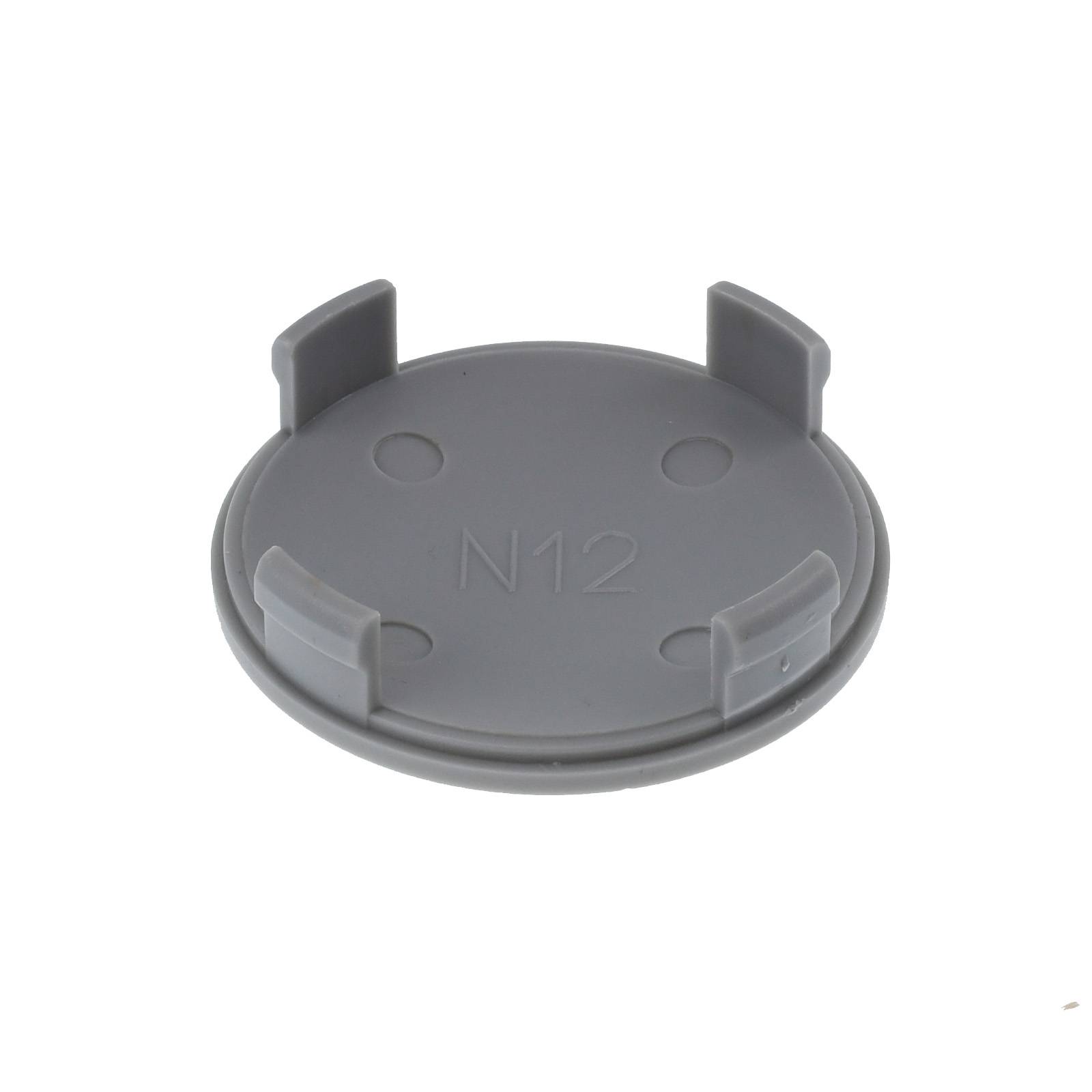 4x BRANDT Nabenkappen AD: 74,3 x H: 15 ID: 71,5 mm Felgen Deckel Radnaben Kappen Grau Gewölbt kompatibel mit Mercedes