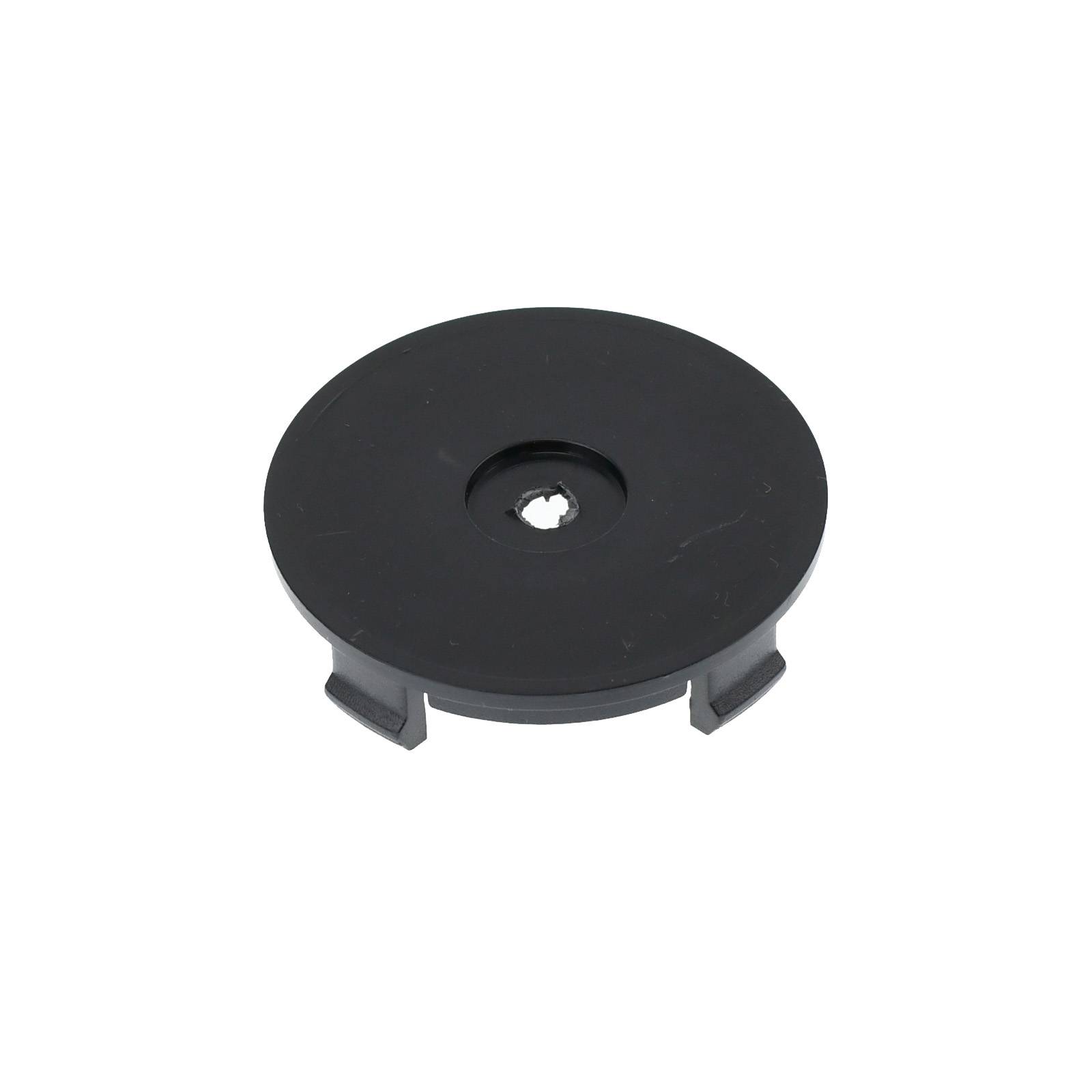 4x BRANDT Nabenkappen AD: 55,5 x H: 10,9 ID: 52,7 mm Felgen Deckel Radnaben Kappen Schwarz Flach kompatibel mit Borbet