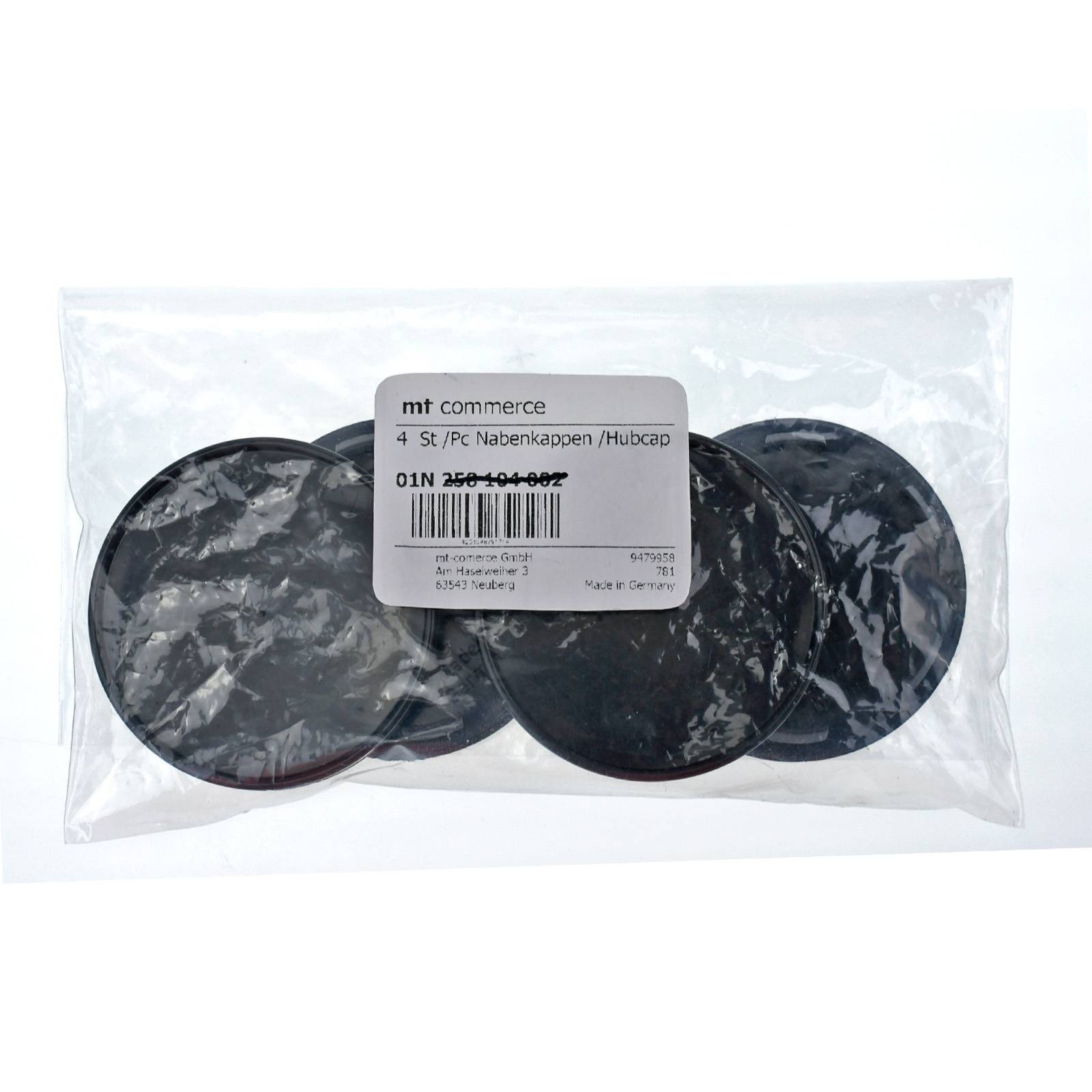 4x BRANDT Nabenkappen AD: 64,9 x H: 7,8 ID: 56,5 mm Felgen Deckel Radnaben Kappen Schwarz Flach kompatibel mit RH Felgen