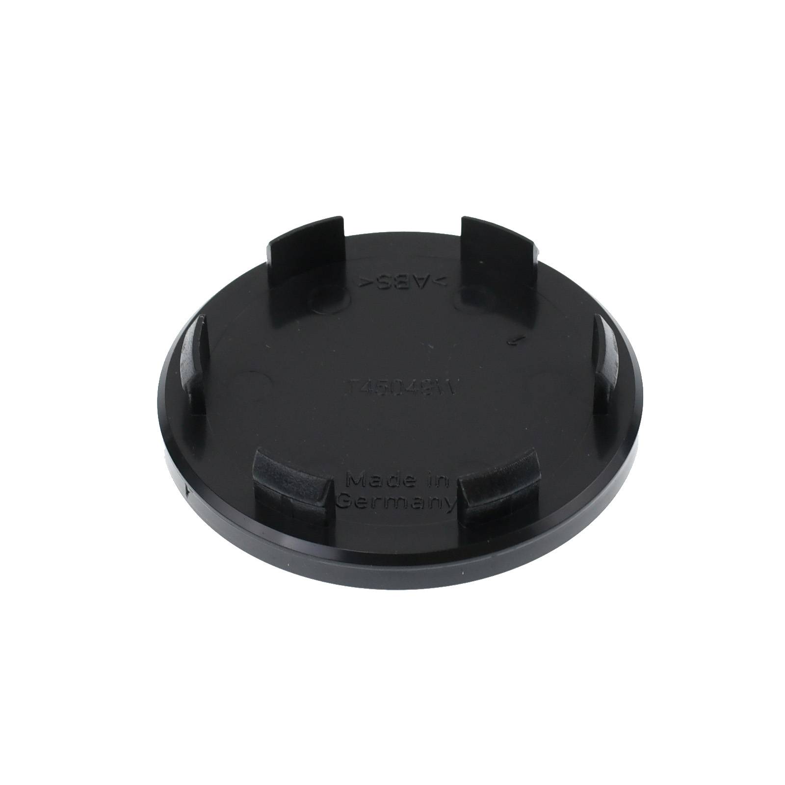 4x BRANDT Nabenkappen AD: 64,9 x H: 7,8 ID: 56,5 mm Felgen Deckel Radnaben Kappen Schwarz Flach kompatibel mit RH Felgen