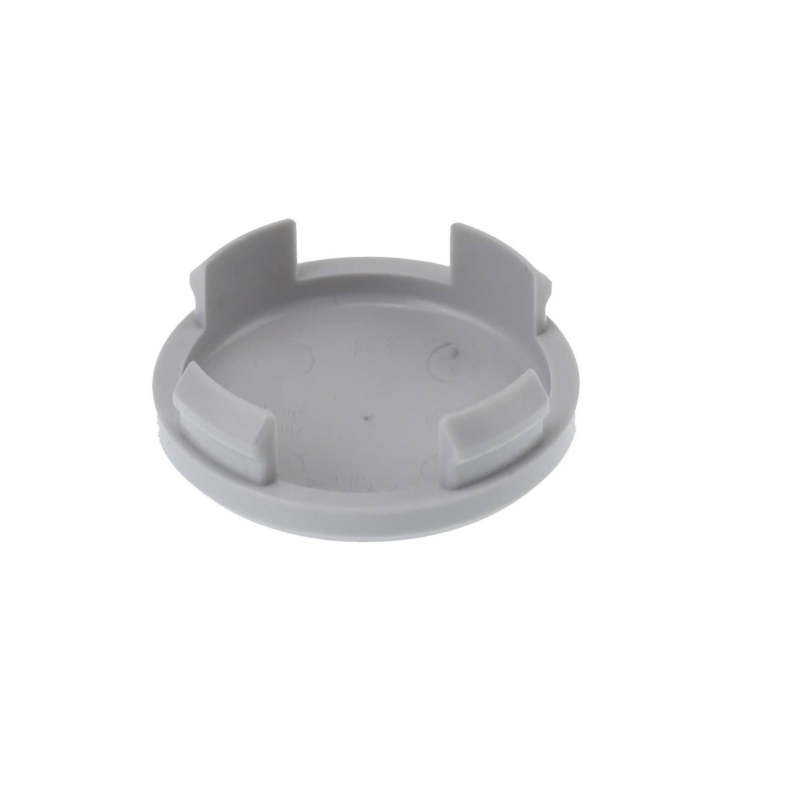 4x BRANDT Nabenkappen AD: 54 x H: 10,6 ID: 50,8 mm Felgen Deckel Kappen Grau Gewölbt kompatibel mit Ford Renault Dacia