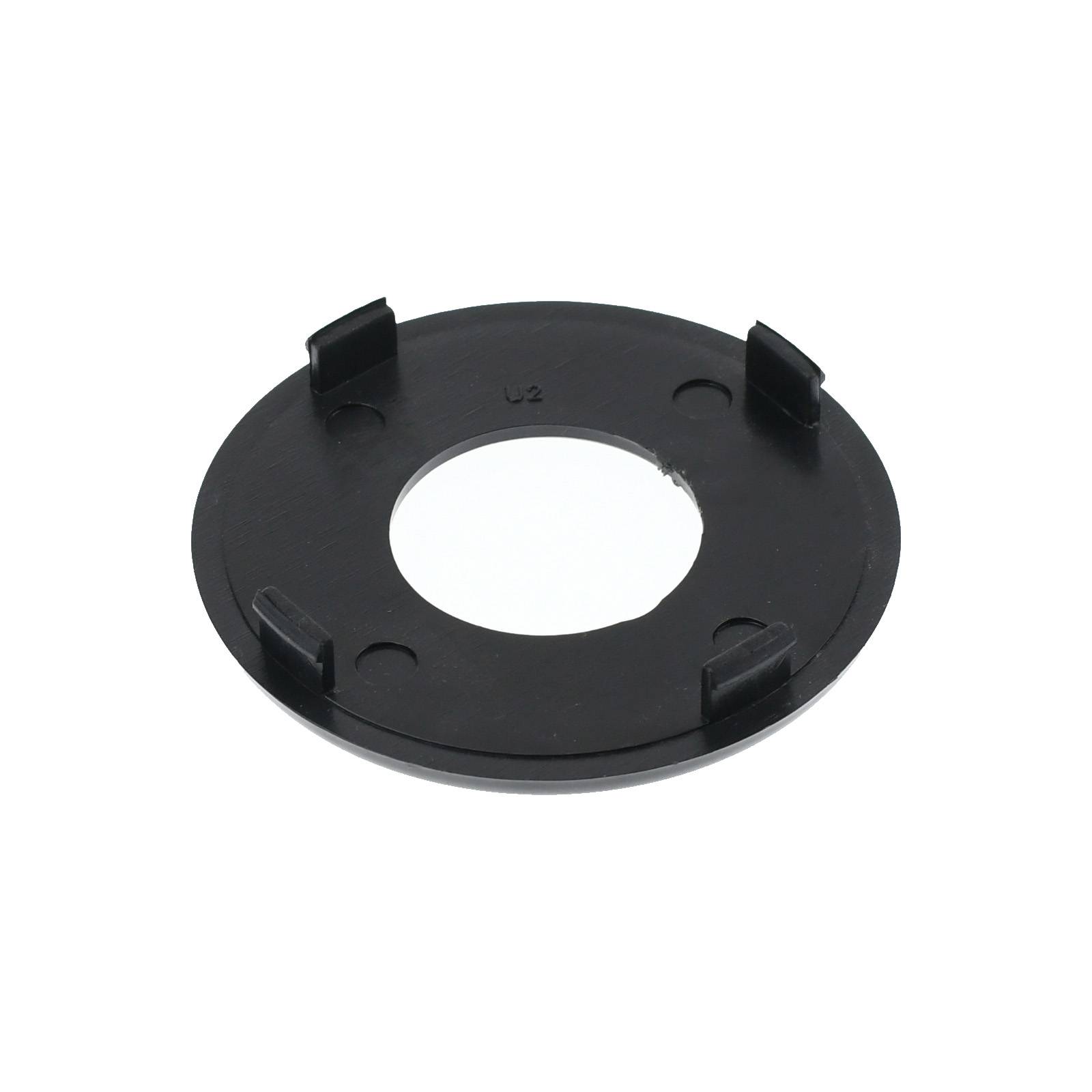 4x BRANDT Nabenkappen AD: 69,5 x H: 6,8 ID: 63 mm Felgen Deckel Kappen Schwarz Flach kompatibel mit Schmidt Revolution