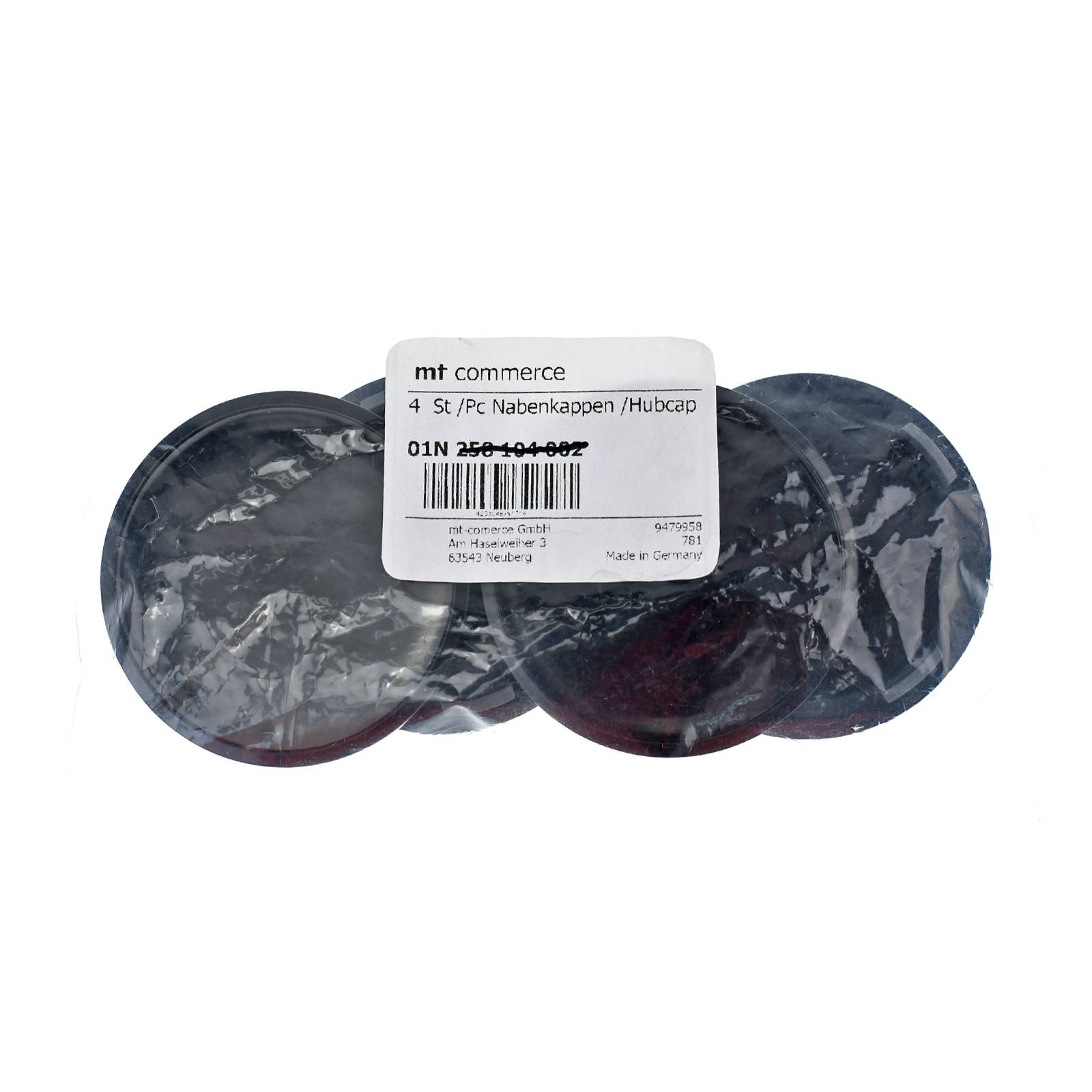 4x BRANDT Nabenkappen AD: 65,8 x H: 11,5 ID: 56 mm Felgen Deckel Radnaben Kappen Schwarz Flach kompatibel mit VW BEETLE EOS TIGUAN T5 GOLF II III