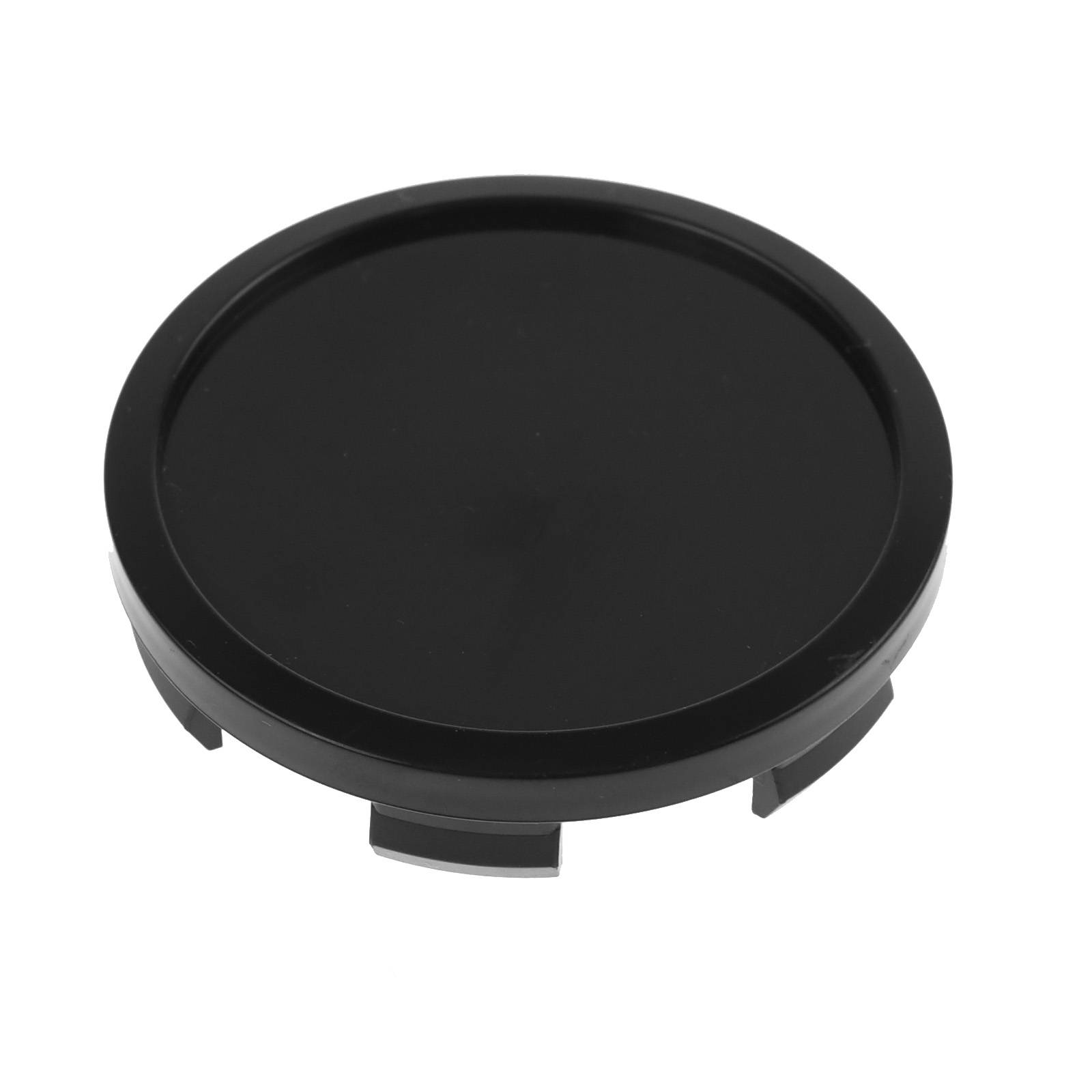 4x BRANDT Nabenkappen AD: 58,3 x H: 8 ID: 54,5 mm Felgen Deckel Radnaben Kappen Schwarz Flach kompatibel mit RH Felgen