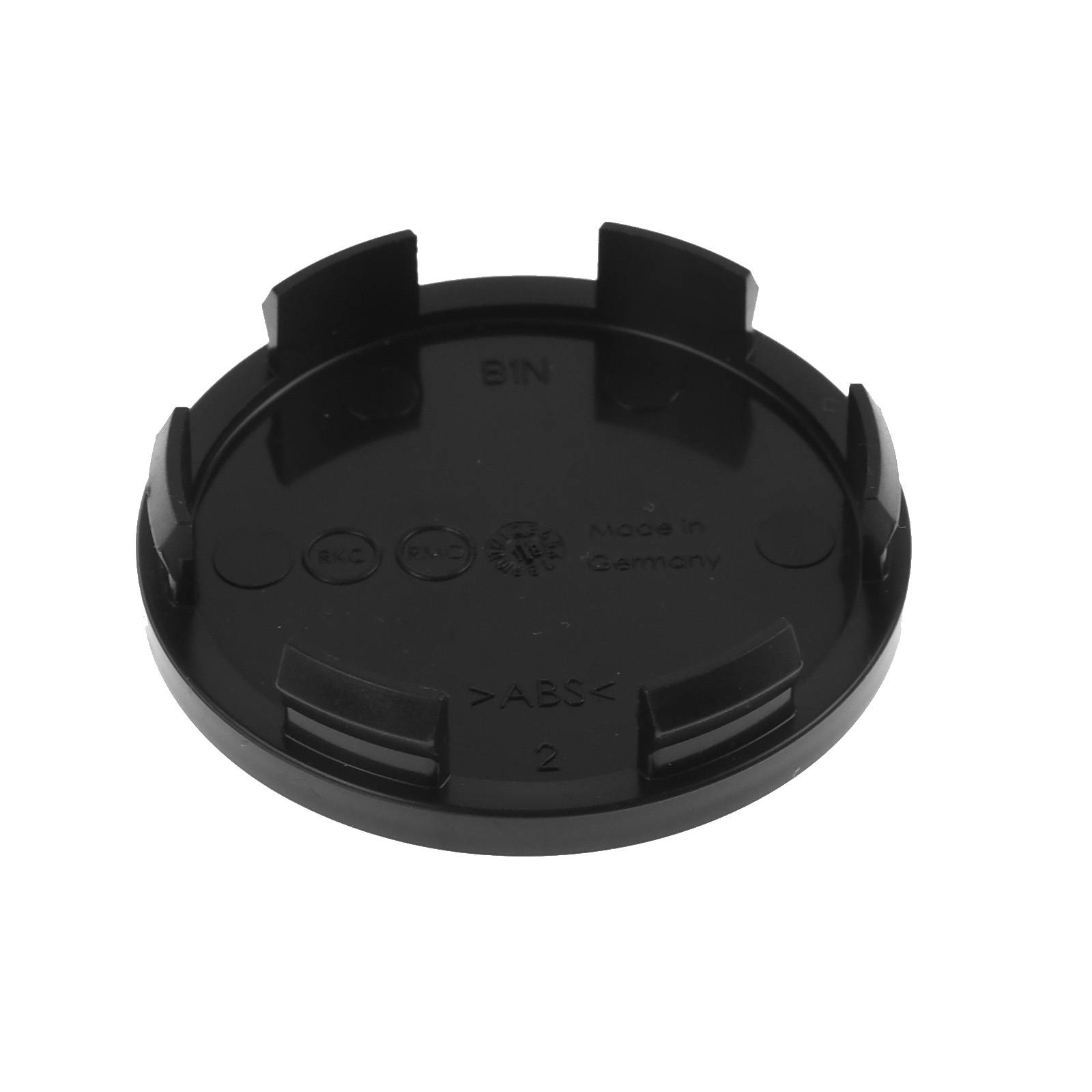 4x BRANDT Nabenkappen AD: 58,3 x H: 8 ID: 54,5 mm Felgen Deckel Radnaben Kappen Schwarz Flach kompatibel mit RH Felgen