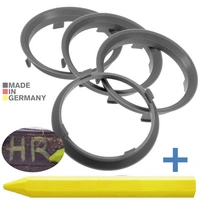 4x BRANDT Zentrierringe 70,1 x 66,6 mm Silber Radnabe Felgen Ringe + 1x Reifen Kreide Fett Stift 4x BRANDT Zentrierringe 70,1 x 66,6 mm Silber Radnabe Felgen Ringe + 1x Reifen Kreide Fett Stift