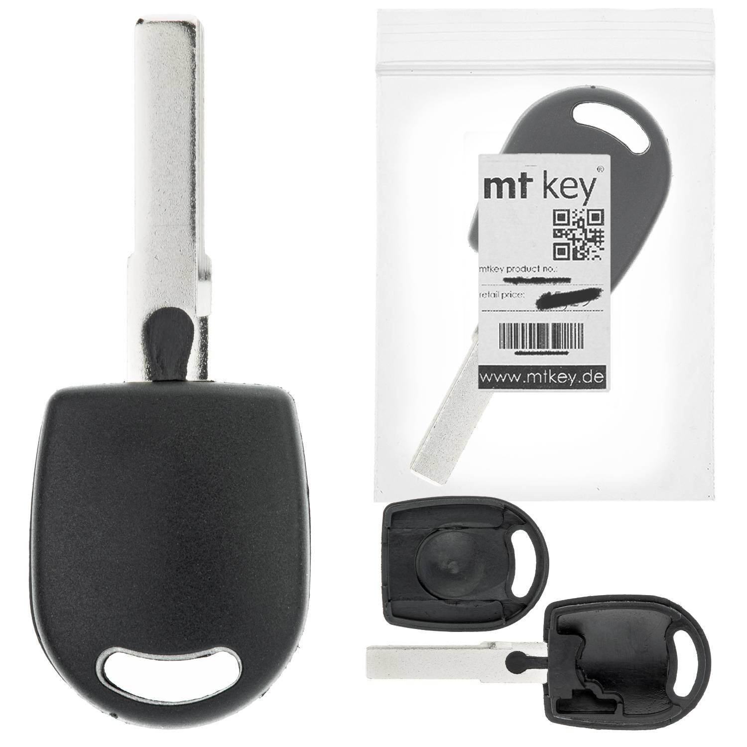 MT KEY Auto Ersatz Schlüssel HU66 kompatibel mit SEAT AROSA 6H S CORDOBA I INCA VW MULTIVAN T4 7D BEETLE 9C EOS 1F CADDY III CRAFTER 2E AMAROK I FOX