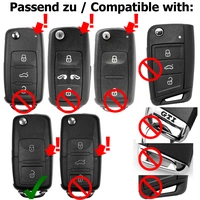 Auto Schlüssel Hülle Silikon Schutz Cover Grau kompatibel mit VW Golf Polo Fox EOS Jetta SEAT Skoda bis 2009 2 Tasten Klappschlüssel Auto Schlüssel Hülle Silikon Schutz Cover Grau kompatibel mit VW Golf Polo Fox EOS Jetta SEAT Skoda bis 2009 2 Tasten Klappschlüssel