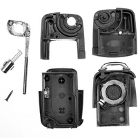 Auto Schlüssel Funk Fernbedienung 2X Gehäuse 2 Tasten + 2X Rohling HAA + 2X CR2032 Batterie kompatibel mit VW SEAT Skoda Auto Schlüssel Funk Fernbedienung 2X Gehäuse 2 Tasten + 2X Rohling HAA + 2X CR2032 Batterie kompatibel mit VW SEAT Skoda