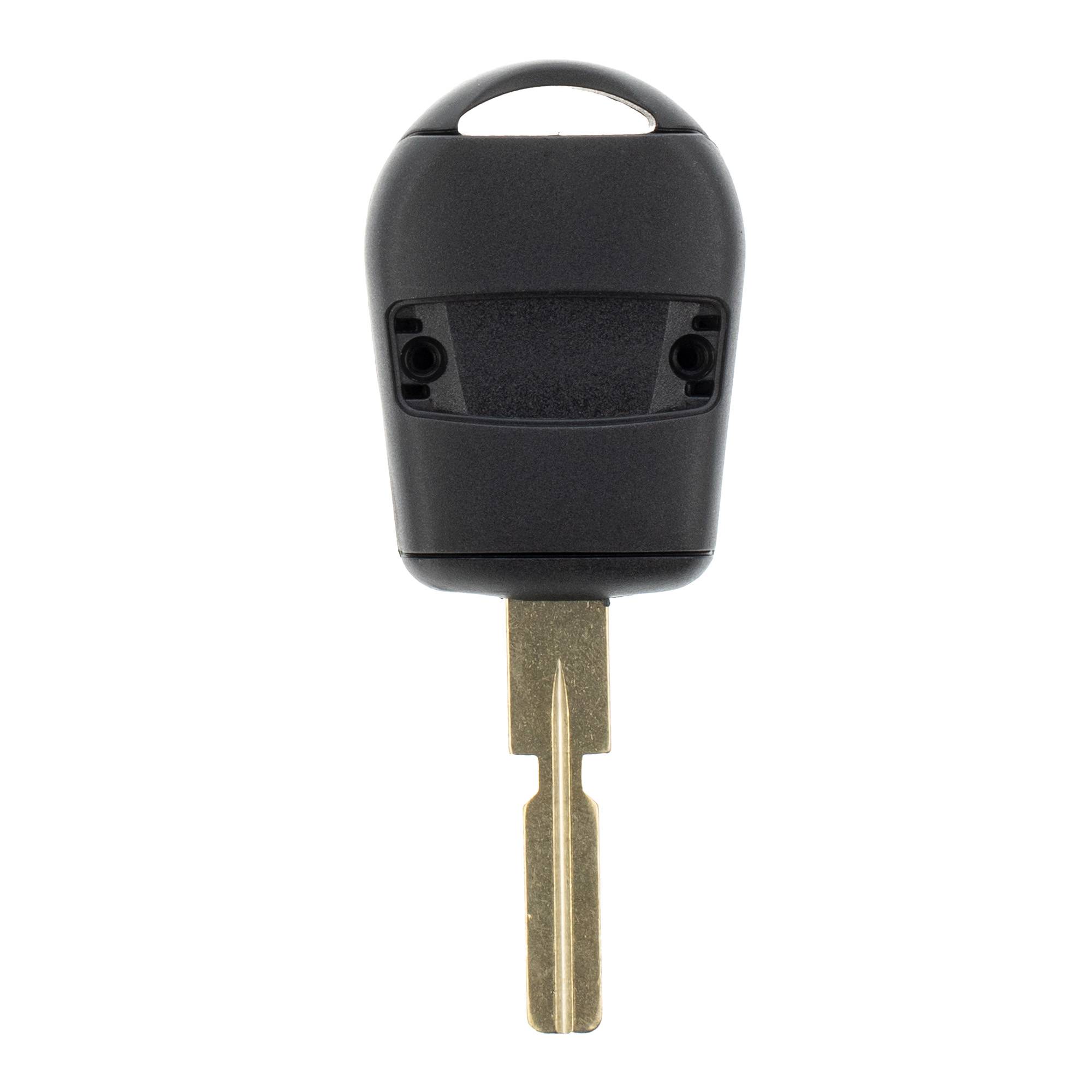 Auto Schlüssel Funk Fernbedienung 1x Gehäuse 3 Tasten + 1x Rohling HU58 kompatibel mit BMW