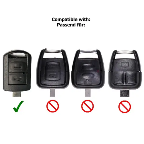 Soft Case Silikon Schutz Hülle Auto Schlüssel Weiß kompatibel mit Opel Combo C Corsa C Meriva A Tigra TwinTop Soft Case Silikon Schutz Hülle Auto Schlüssel Weiß kompatibel mit Opel Combo C Corsa C Meriva A Tigra TwinTop