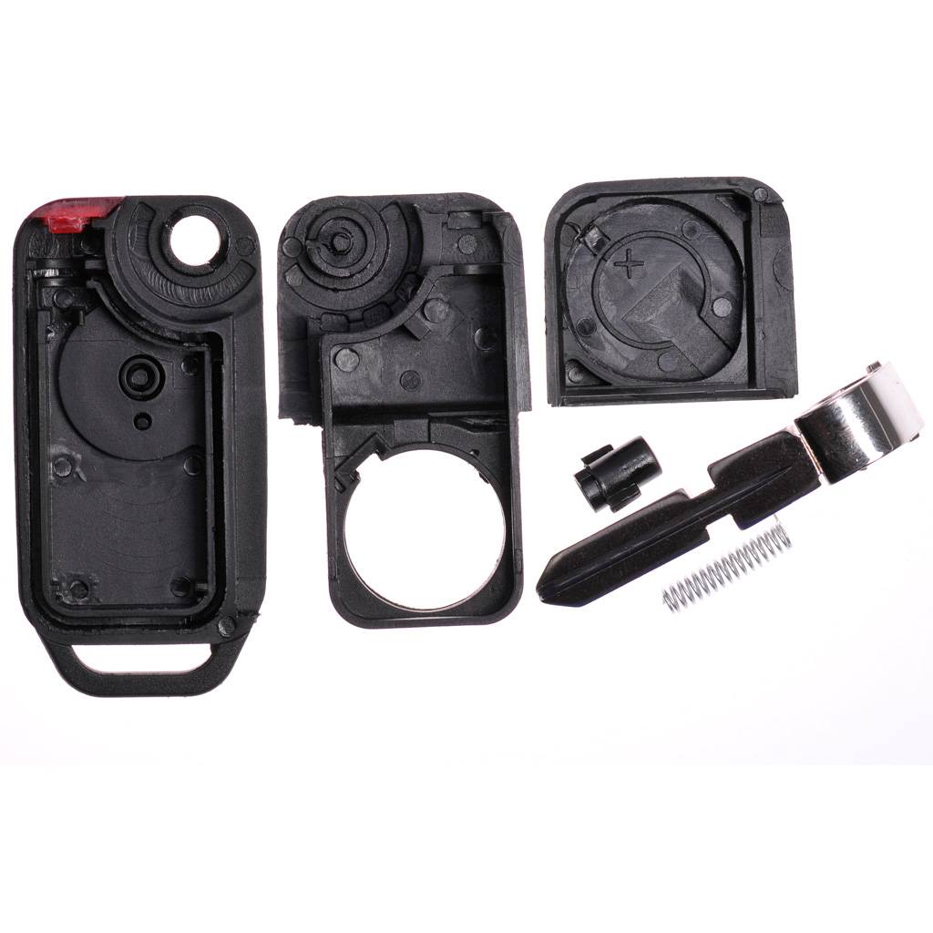 Repair Reparatur Satz Auto Schlüssel Austausch Gehäuse mit 1 Taste + HU39 Rohling + Batterie kompatibel mit Mercedes Benz W210 R129 W202
