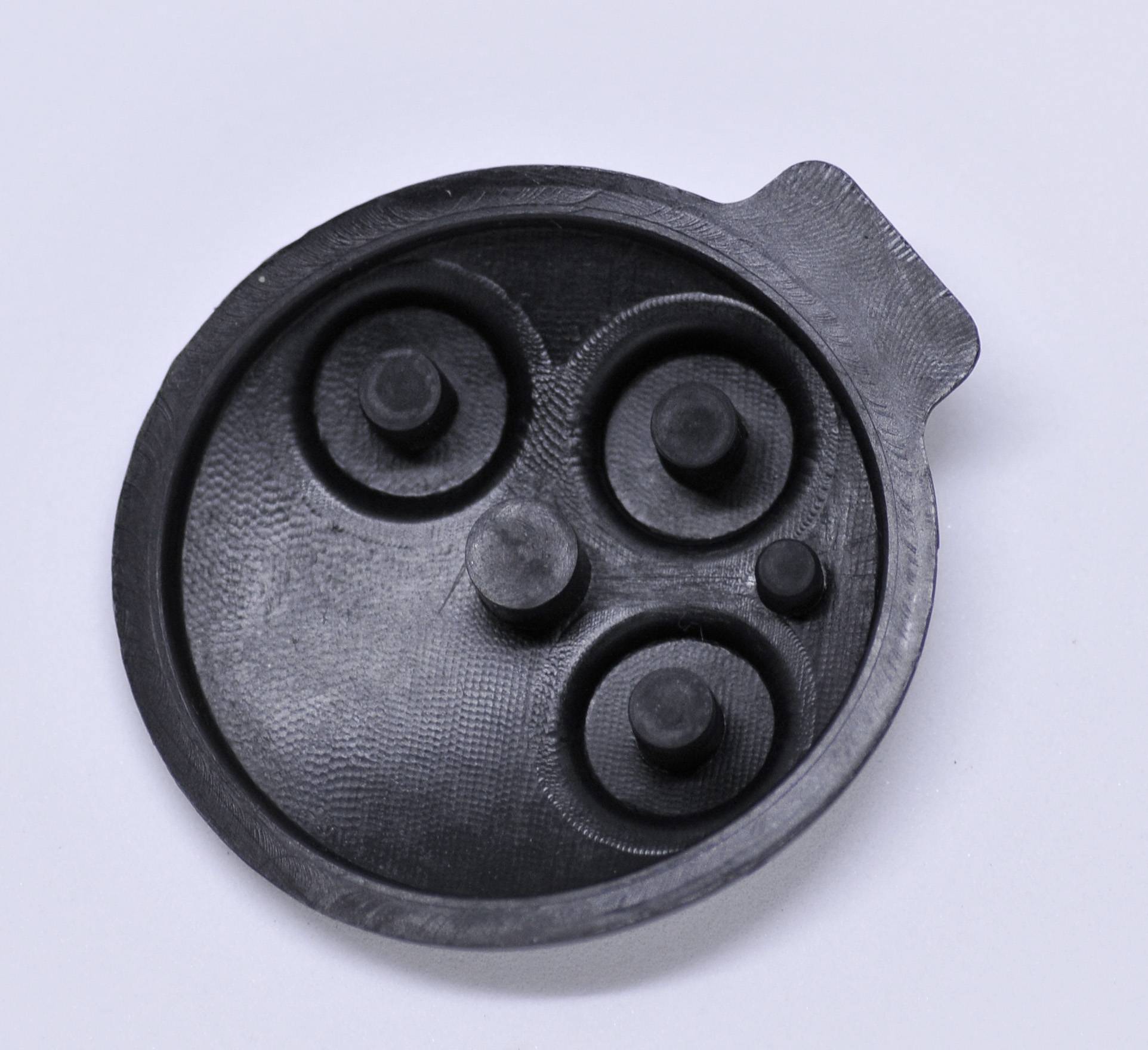 2X Auto Schlüssel Funk Fernbedienung Tastenfeld Gummi + 2X CR2016 Batterie kompatibel mit SMART