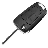 Klapp Schlüssel Gehäuse Funkschlüssel Fernbedienung Autoschlüssel 2 Tasten Rohling HU100 + Batterie kompatibel mit Opel Klapp Schlüssel Gehäuse Funkschlüssel Fernbedienung Autoschlüssel 2 Tasten Rohling HU100 + Batterie kompatibel mit Opel