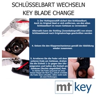 Klapp Schlüssel Gehäuse Funkschlüssel Fernbedienung Autoschlüssel 2 Tasten Rohling HU100 + Batterie kompatibel mit Opel Klapp Schlüssel Gehäuse Funkschlüssel Fernbedienung Autoschlüssel 2 Tasten Rohling HU100 + Batterie kompatibel mit Opel