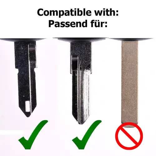 Auto Schlüssel Funk Fernbedienung 1x Gehäuse 3 Tasten + 3X Mikrotaster + 1x CR2016 Batterie kompatibel mit Renault/Dacia/Opel Auto Schlüssel Funk Fernbedienung 1x Gehäuse 3 Tasten + 3X Mikrotaster + 1x CR2016 Batterie kompatibel mit Renault/Dacia/Opel