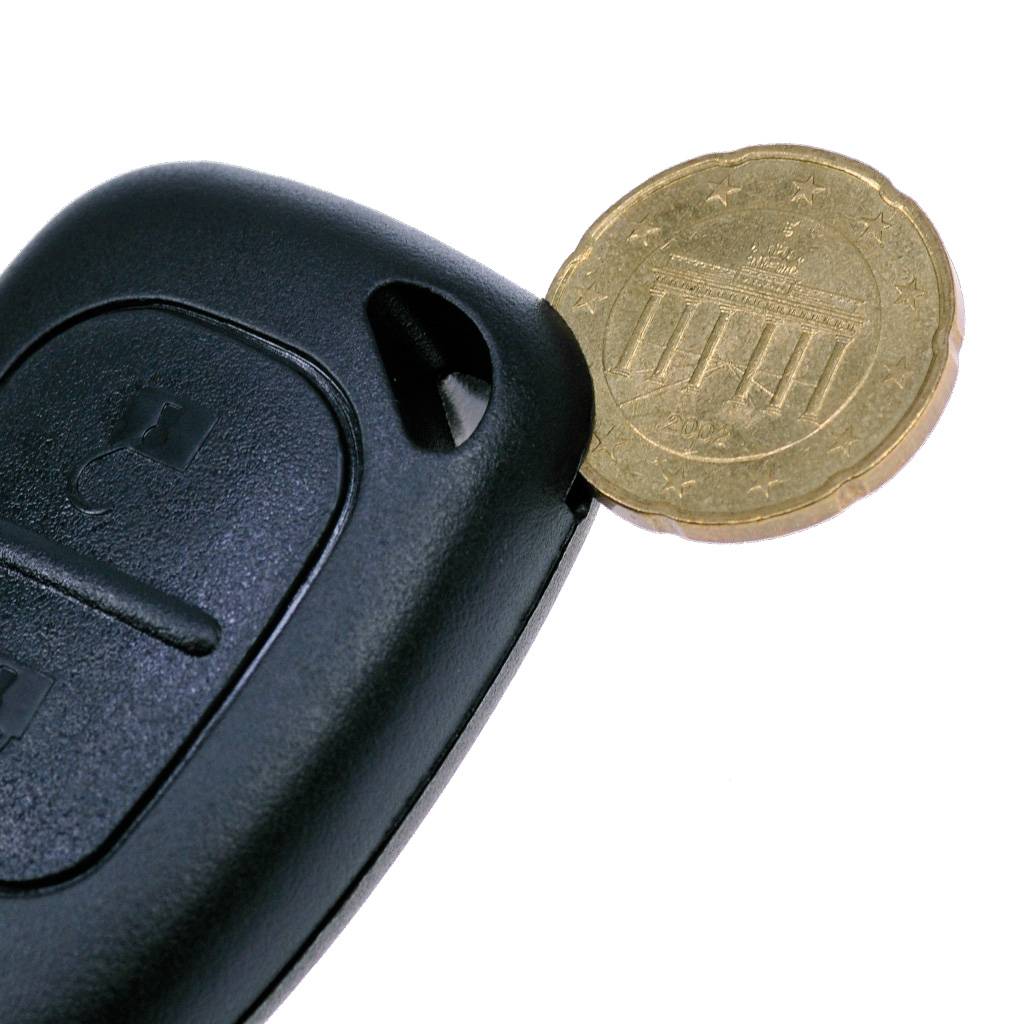 Repair Reparatur Satz Gehäuse Funkschlüssel Fernbedienung Autoschlüssel Gehäuse 1x Gehäuse 2 Tasten + 2X Mikrotaster + 1x CR1220 Batterie kompati