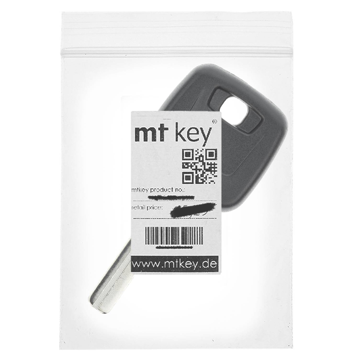 MT KEY Auto Ersatz Schlüssel NE66 kompatibel mit VOLVO S60 P24 S80 TS XC70 P2 V70 I XC90 TYP C