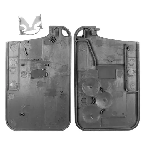 Reparatur Satz Autoschlüssel Karte Smartkey Austausch Gehäuse mit 3 Tasten + Notschlüssel Rohling + 1x Drucktaste + Batterie kompatibel mit Renault Reparatur Satz Autoschlüssel Karte Smartkey Austausch Gehäuse mit 3 Tasten + Notschlüssel Rohling + 1x Drucktaste + Batterie kompatibel mit Renault