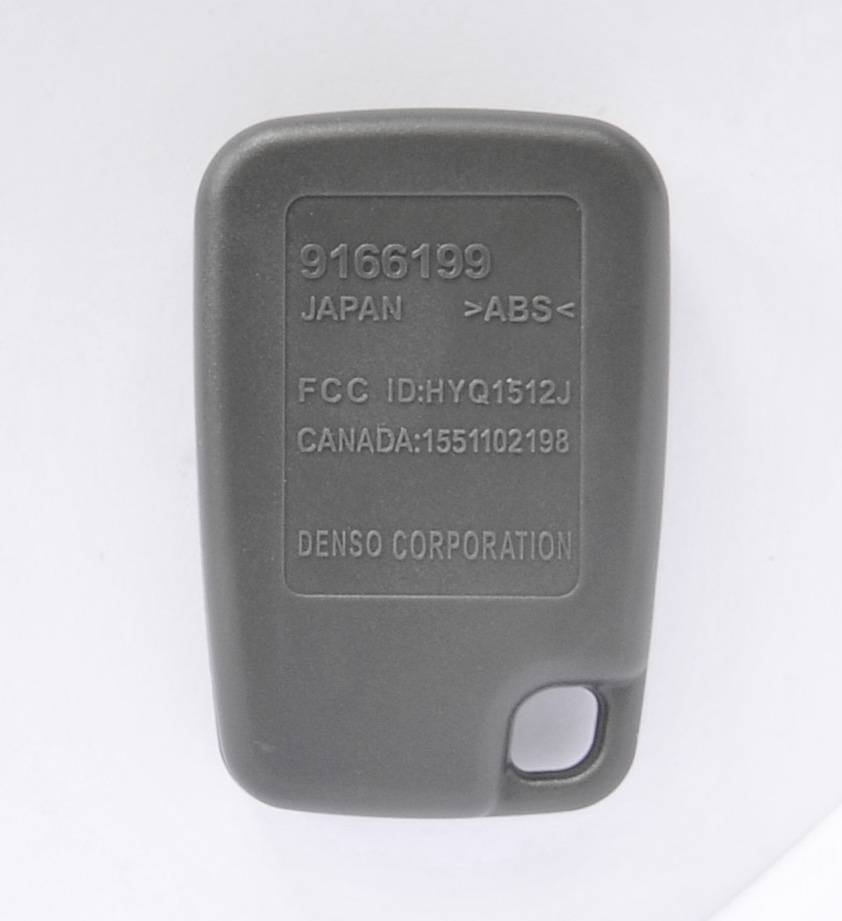 Auto Schlüssel Funk Fernbedienung 1x Fernbedienung Gehäuse 3 Tasten + 1x CR2032 Batterie kompatibel mit Volvo