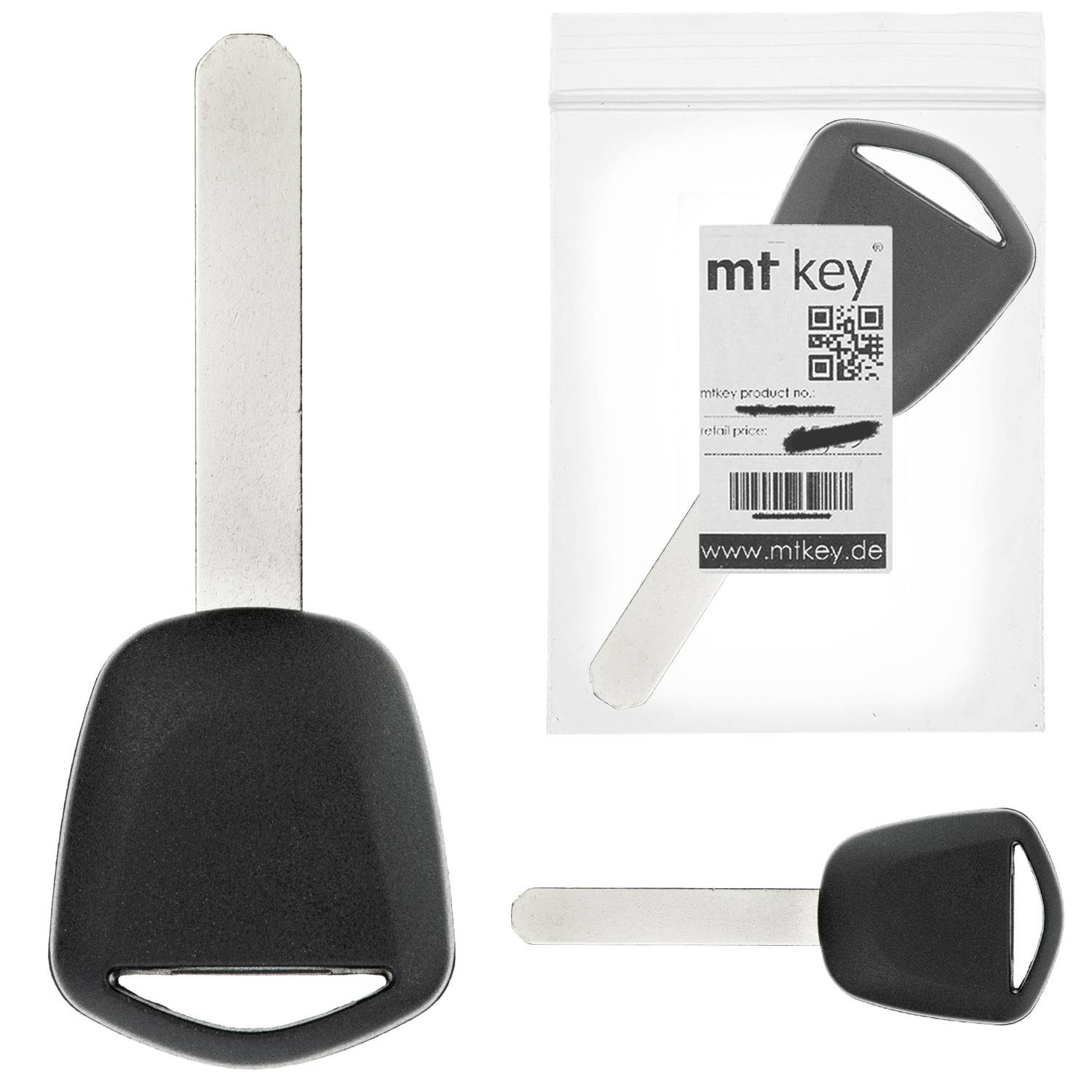 MT KEY Auto Ersatz Schlüssel HON66 kompatibel mit HONDA FR-V ACCORD VII JAZZ III LEGEND IV KB1 CR-Z INSIGHT II JAZZ II MDX ELEMENT PILOT ACURA CSX