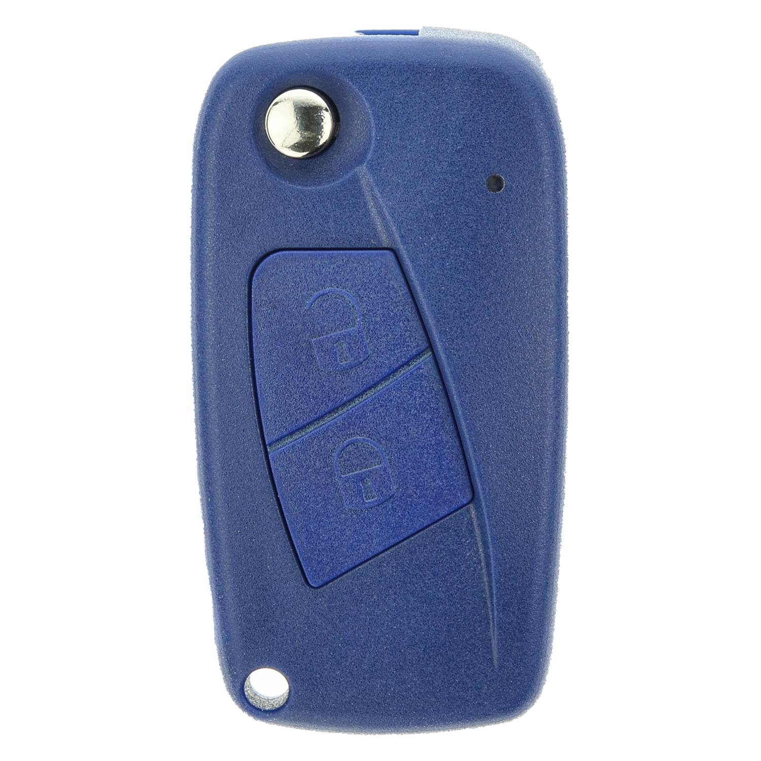 Klapp Schlüssel Gehäuse Fernbedienung Rohling SIP22 kompatibel mit FIAT 2 Tasten + Batterie