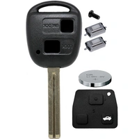 Auto Schlüssel Funk Fernbedienung 1x Gehäuse 2 Tasten TOY40 + 1x Tastenfeld + 2X Mikrotaster + 1x CR2016 Batterie kompatibel mit Toyota Auto Schlüssel Funk Fernbedienung 1x Gehäuse 2 Tasten TOY40 + 1x Tastenfeld + 2X Mikrotaster + 1x CR2016 Batterie kompatibel mit Toyota