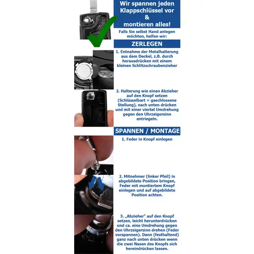 Klapp Schlüssel Gehäuse Funkschlüssel Fernbedienung Autoschlüssel Rohling + Batterie kompatibel mit Citroen/Peugeot/FIAT Klapp Schlüssel Gehäuse Funkschlüssel Fernbedienung Autoschlüssel Rohling + Batterie kompatibel mit Citroen/Peugeot/FIAT
