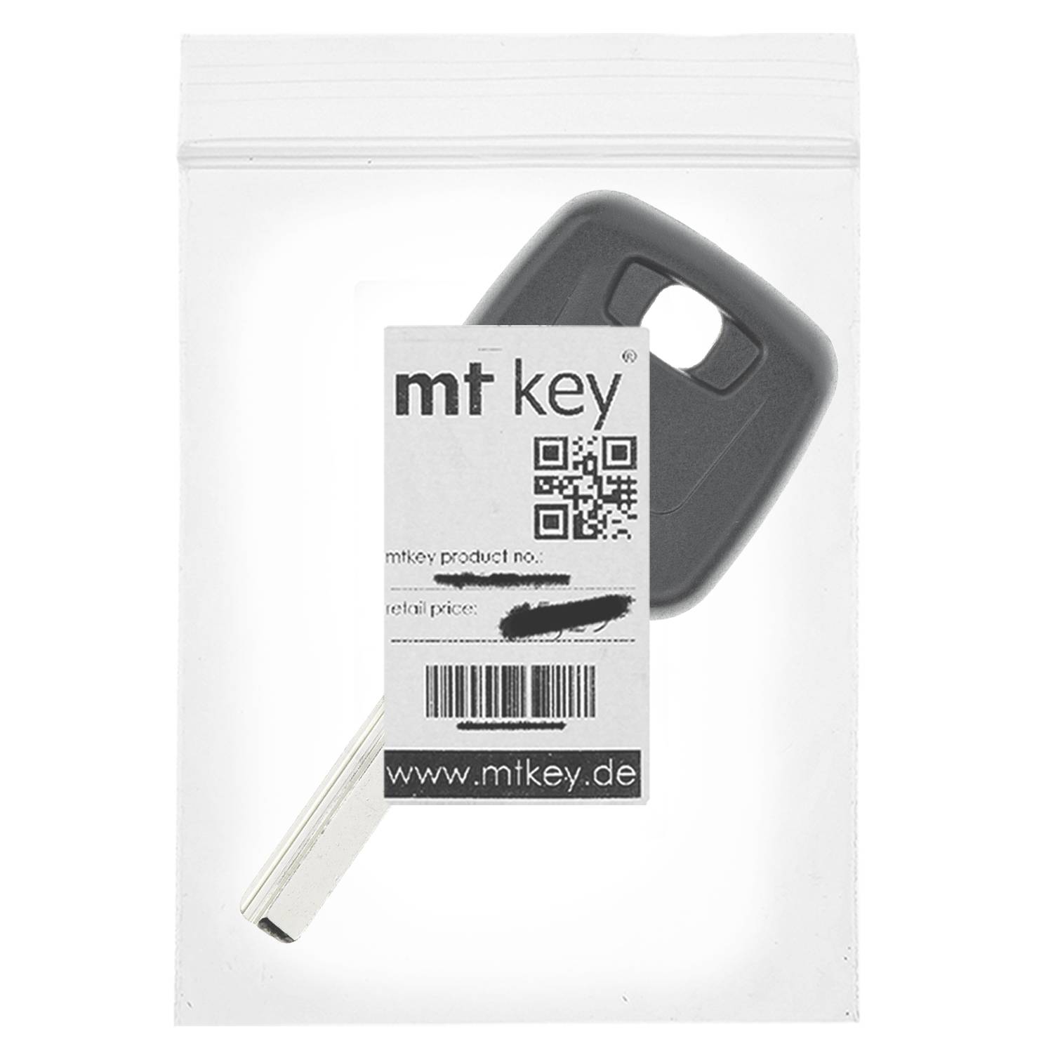 MT KEY Auto Ersatz Schlüssel HU56 kompatibel mit MITSUBISHI CARISMA I DA1A 95-1999 COLT VI Z30 2004-2012 SMART FORFOUR I W454 BJ 2004-2006 VOLVO V40