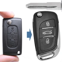 Klapp Schlüssel UMBAU Gehäuse Fernbedienung 3 Tasten NE73 Rohling kompatibel mit Citroen/Peugeot/FIAT Klapp Schlüssel UMBAU Gehäuse Fernbedienung 3 Tasten NE73 Rohling kompatibel mit Citroen/Peugeot/FIAT