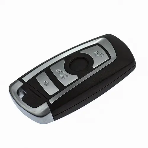 Auto Schlüssel Smartkey Funk Fernbedienung Sender 4 Tasten Gehäuse + Notschlüssel Rohling kompatibel mit BMW Auto Schlüssel Smartkey Funk Fernbedienung Sender 4 Tasten Gehäuse + Notschlüssel Rohling kompatibel mit BMW