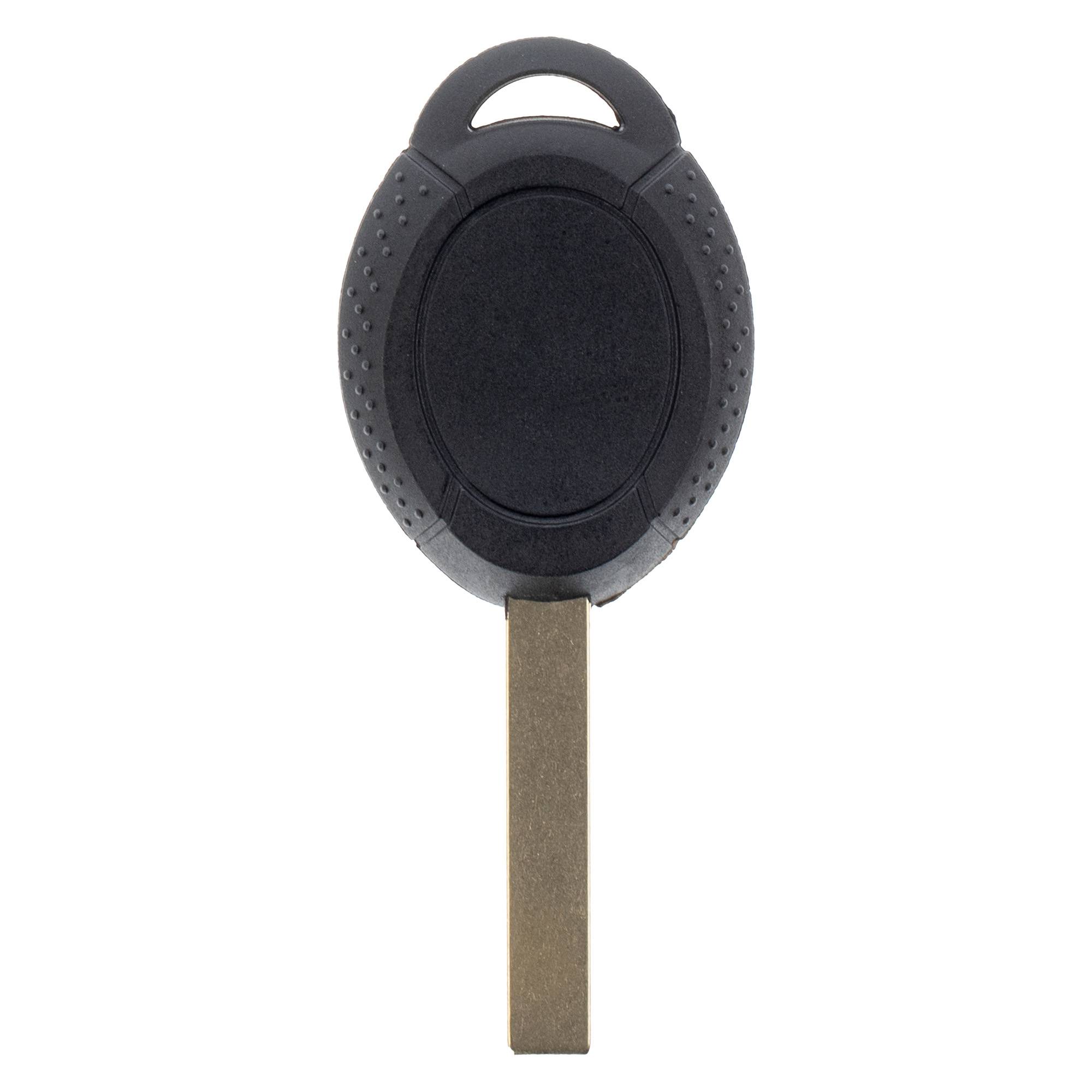 Auto Schlüssel Funk Fernbedienung 1x Gehäuse 3 Tasten + 1x Rohling kompatibel mit Mini