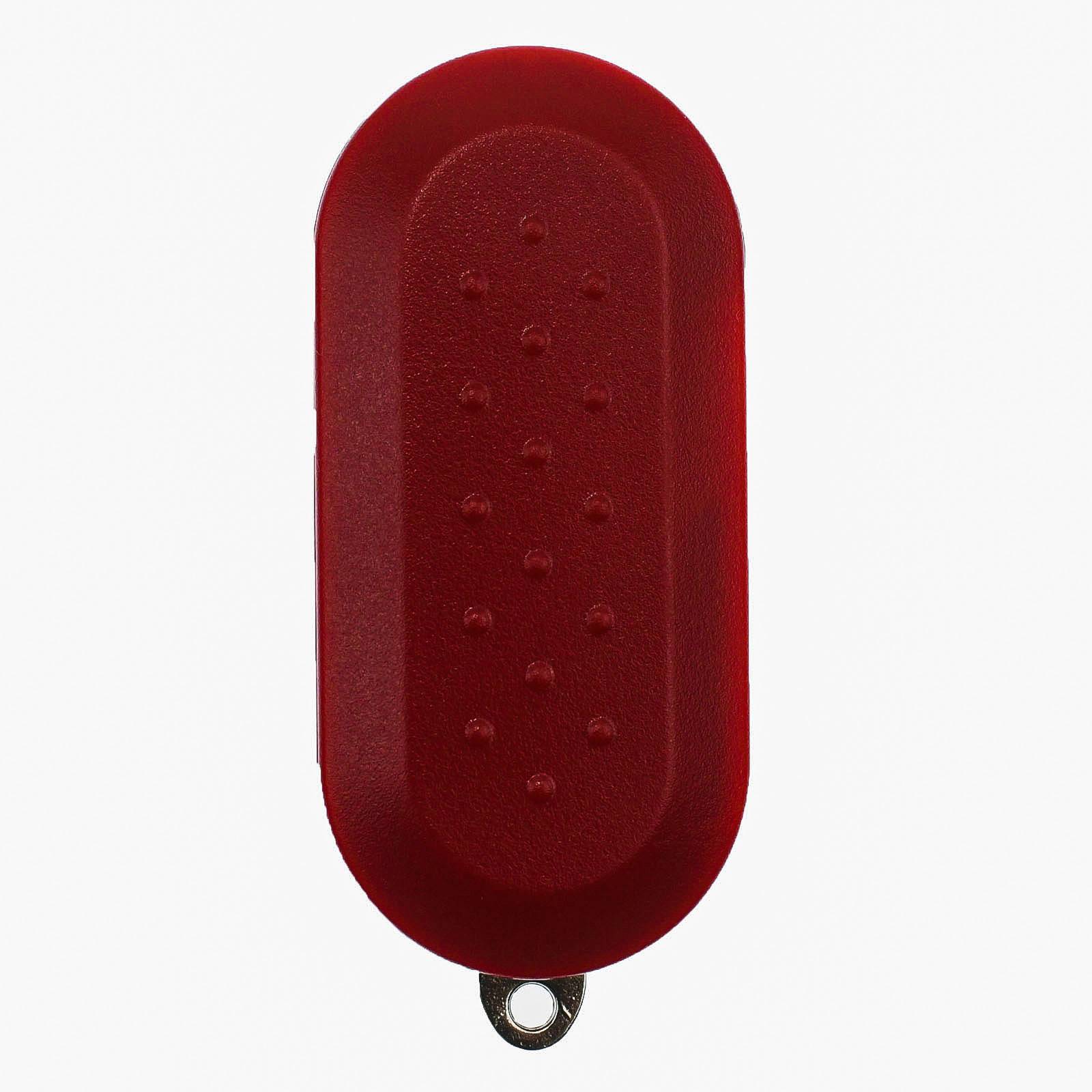 Klapp Schlüssel Gehäuse Funkschlüssel Fernbedienung Autoschlüssel Rohling SIP22 Cover ROT kompatibel mit OPEL/FIAT/Peugeot/Citroen