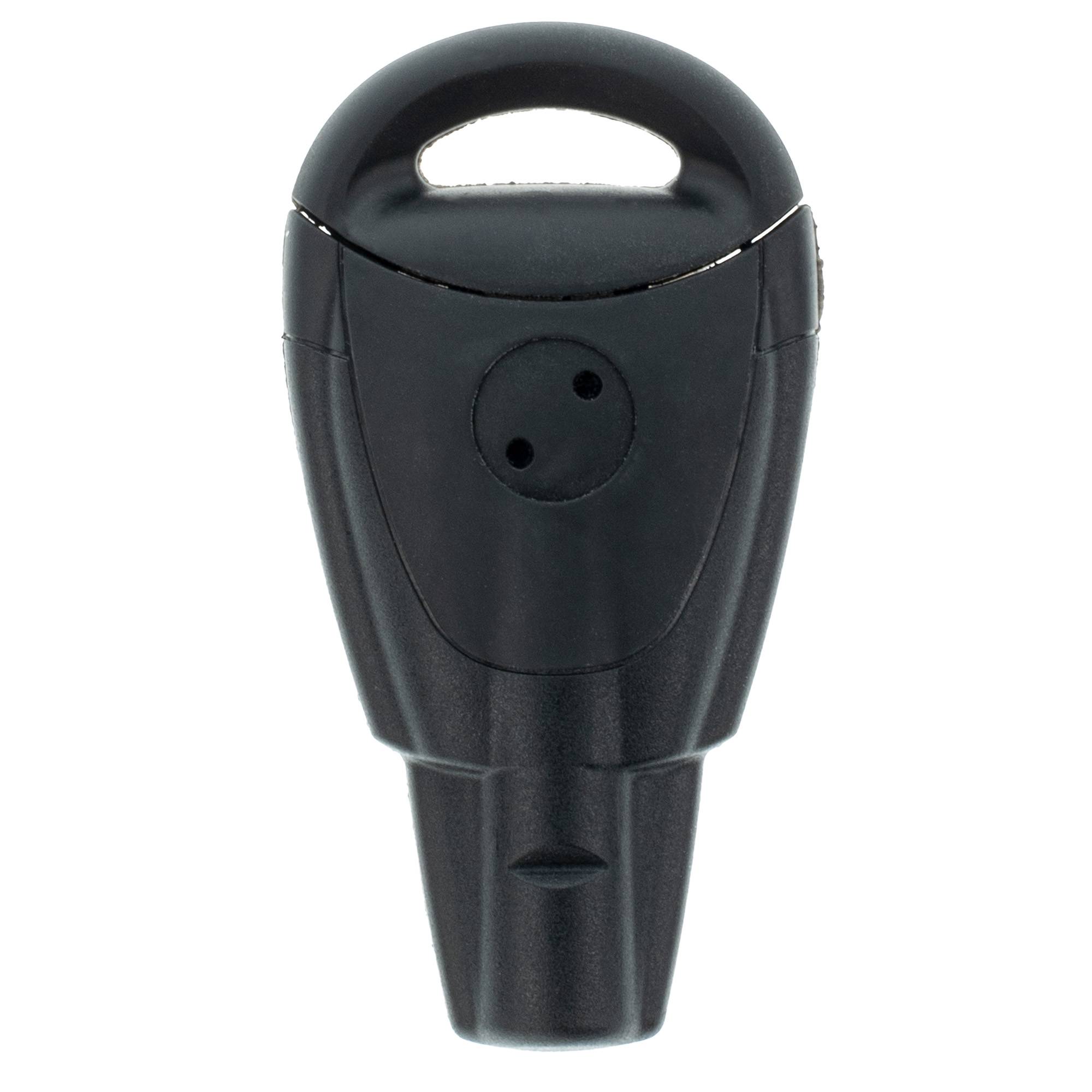 Auto Schlüssel Smartkey Funk Fernbedienung Sender 4 Tasten Gehäuse + Notschlüssel Rohling kompatibel mit SAAB