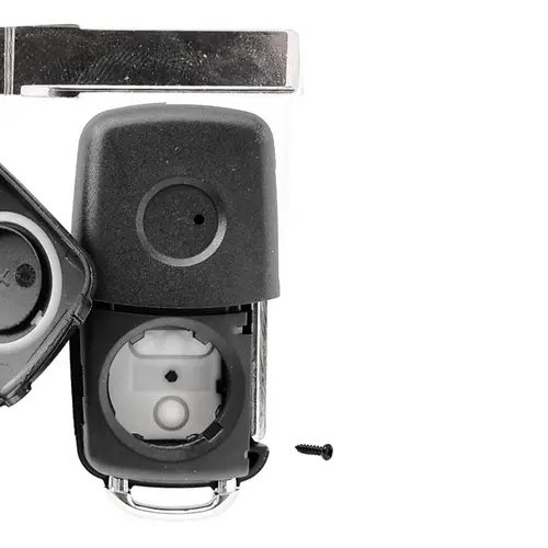 2X Auto Klapp Schlüssel Gehäuse kompatibel mit VW SEAT SKODA 4 Tasten Fernbedienung Rohling 2X Auto Klapp Schlüssel Gehäuse kompatibel mit VW SEAT SKODA 4 Tasten Fernbedienung Rohling